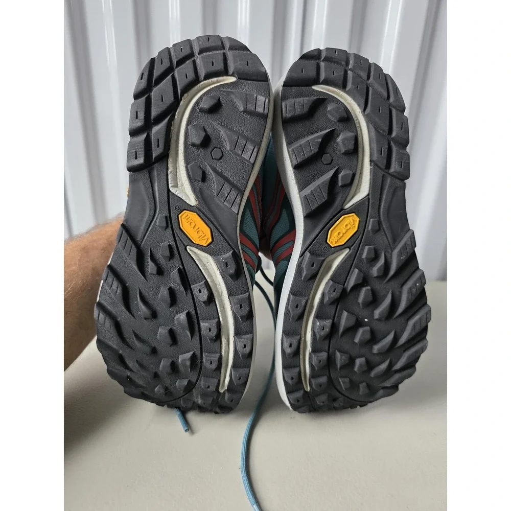 Topo Athletic Trailventure 2 Shoes Womens Size 7.5 Teal Coral Hiking Vibram